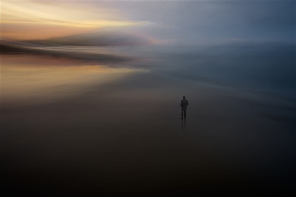 Night in Nowhere by Santiago Pascual Buye — canvas wall art
