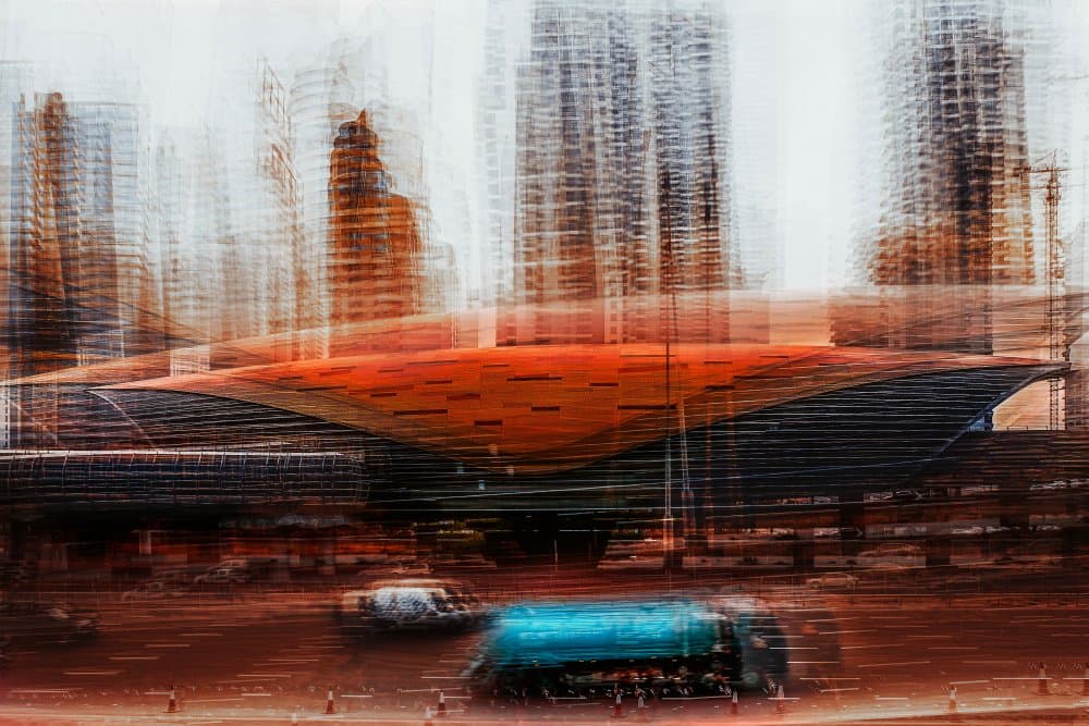 City In Motion by Carmine Chiriacò — canvas wall art