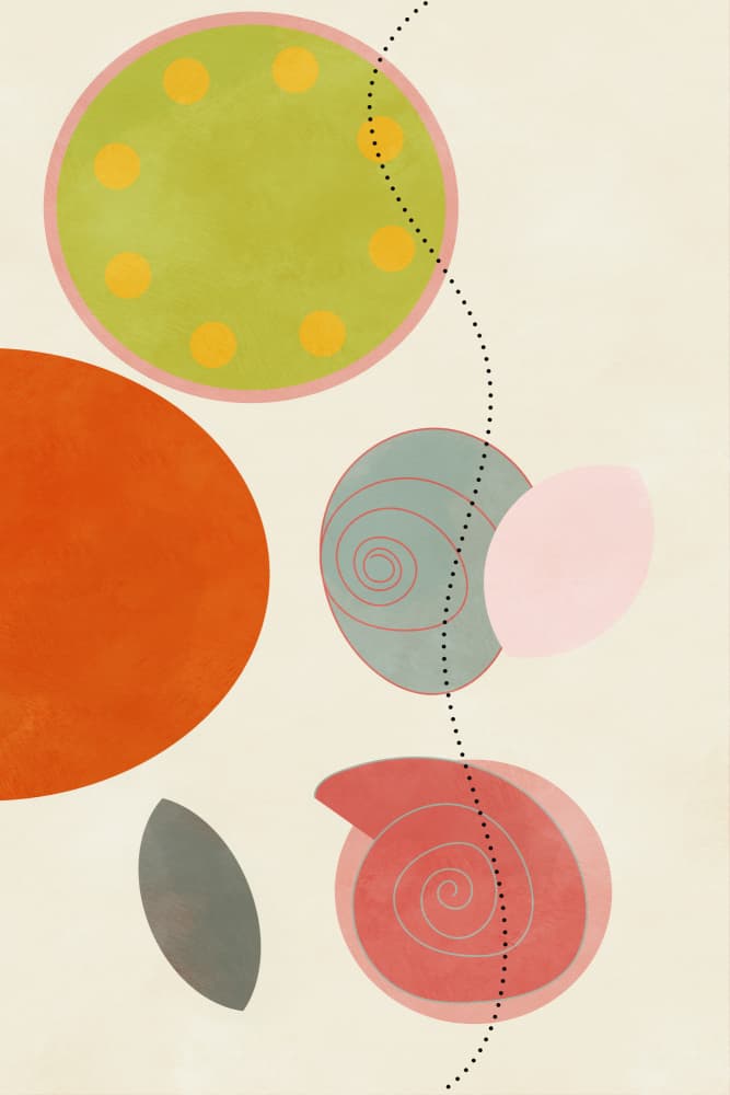 Friendly Colors Hilma 1 by Ana Rut Bre — canvas wall art