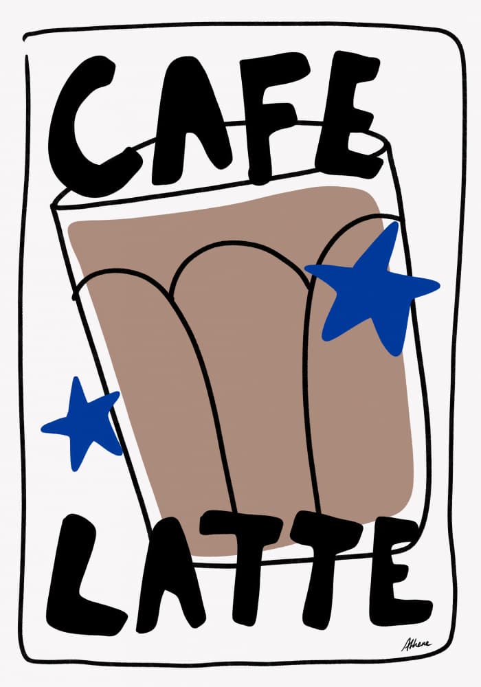 Cafe Latte by Athene Fritsch — canvas wall art