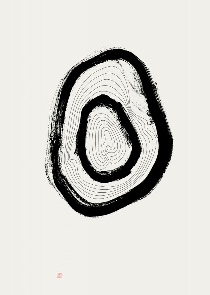 Abstract Organic Form by Thoth Adan — canvas wall art