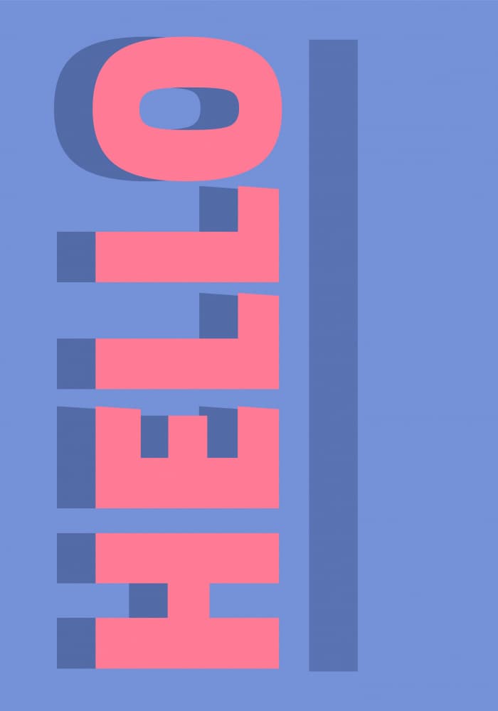 Retro Greeting by Athene Fritsch — canvas wall art