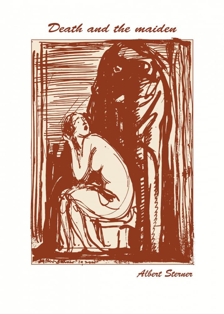 Terrified Maiden and Death by Doa Project — canvas wall art