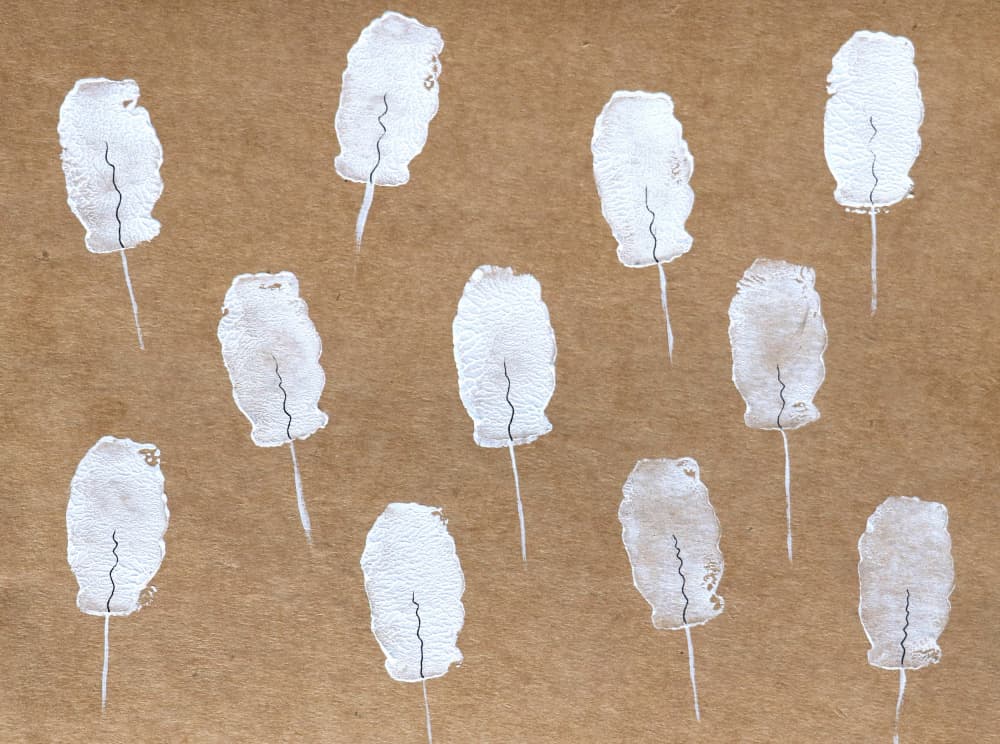 Floating Dandelion Seeds by Santhosh ch — canvas wall art