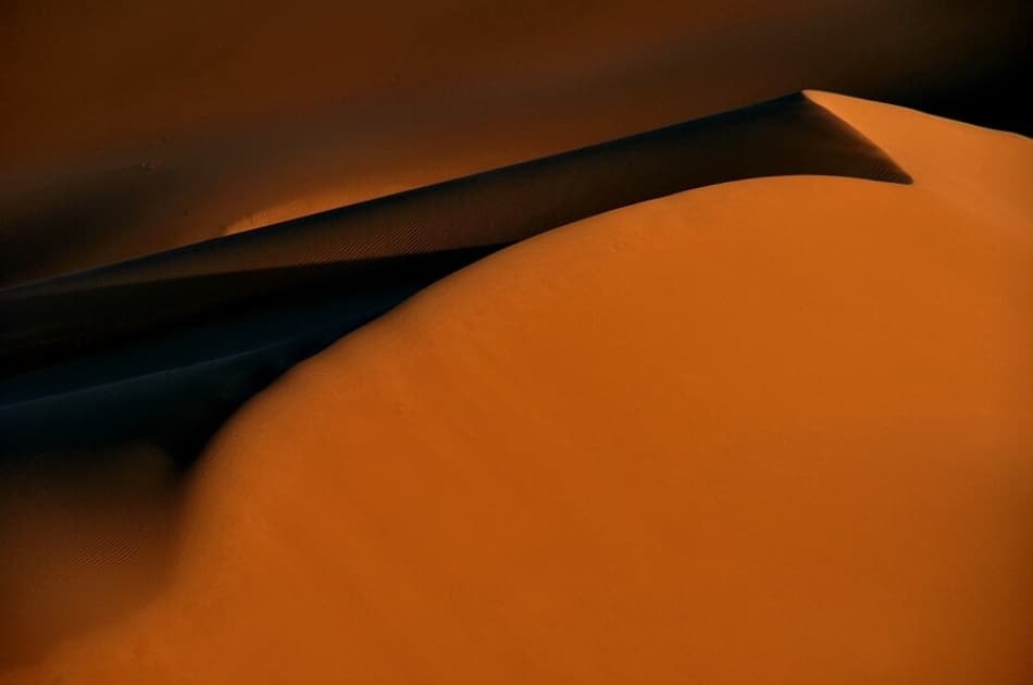 Warm Desert Curves by Arash Karimi — canvas wall art