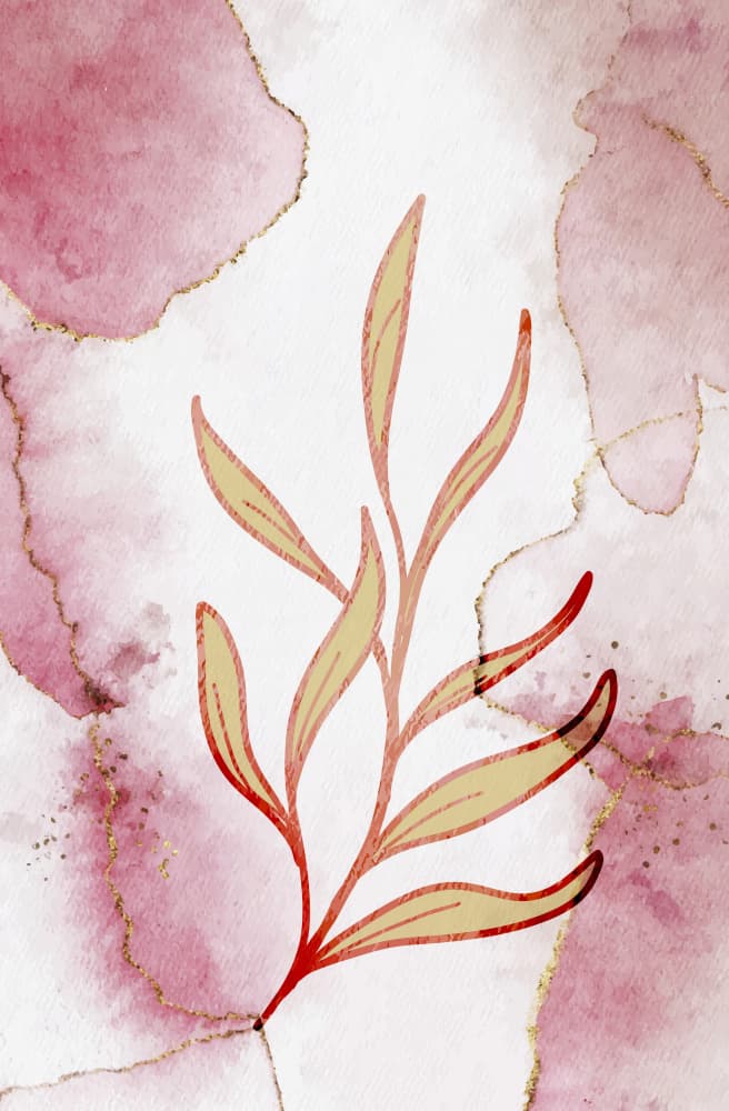 Blush Botanical Grace by Fadil Roze — canvas wall art