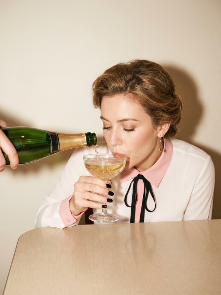 Elegant Champagne Toast by Andreas Magnusson — canvas wall art