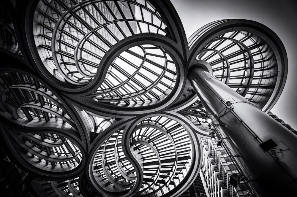 Architectural Glass Spirals by Atsushi Inamura — canvas wall art