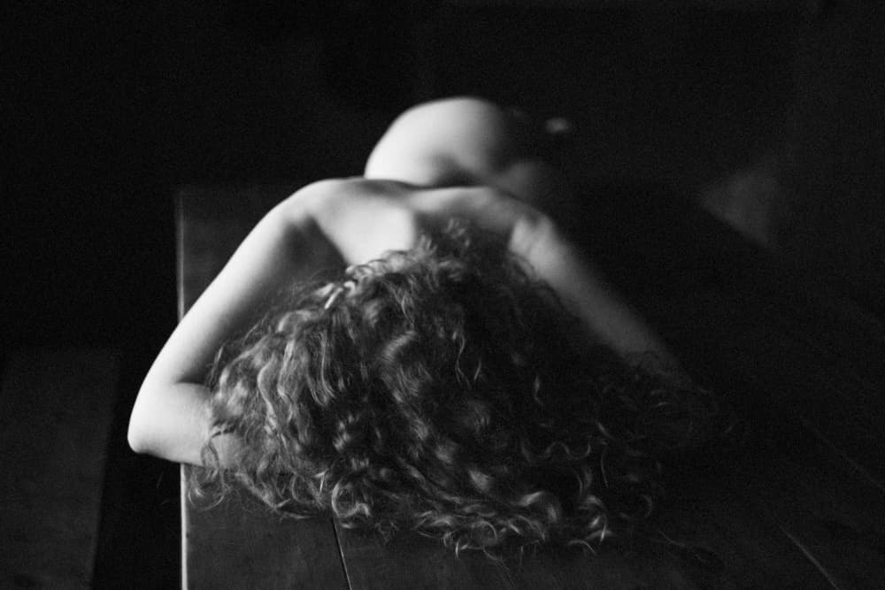 Quiet Nude Repose by Mel Brackstone — canvas wall art