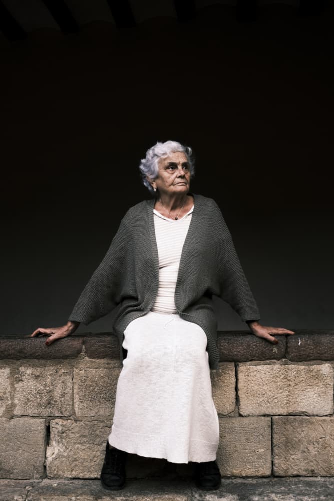 Thoughtful Senior Woman by Sergii Puchkov — canvas wall art