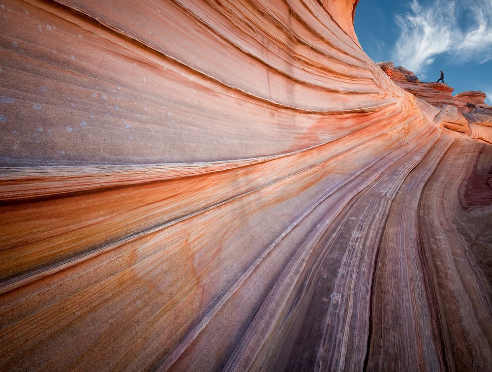 Golden Sandstone Waves by Shenshen Dou — canvas wall art