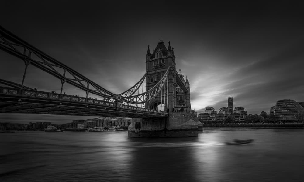 Majestic Tower Bridge Thames by Yanny Liu — canvas wall art