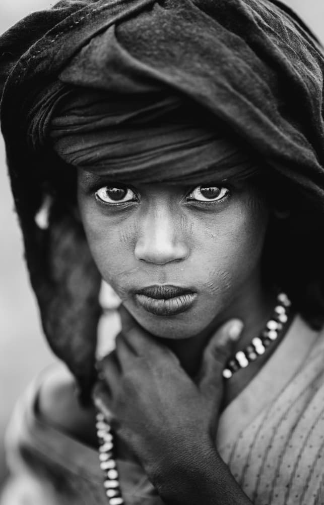 African Boy Gaze by Trevor Cole — canvas wall art