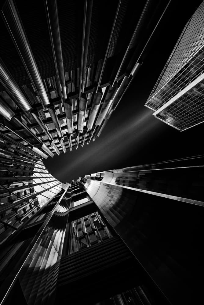 Urban Geometry Ascent by Karol Važan — canvas wall art