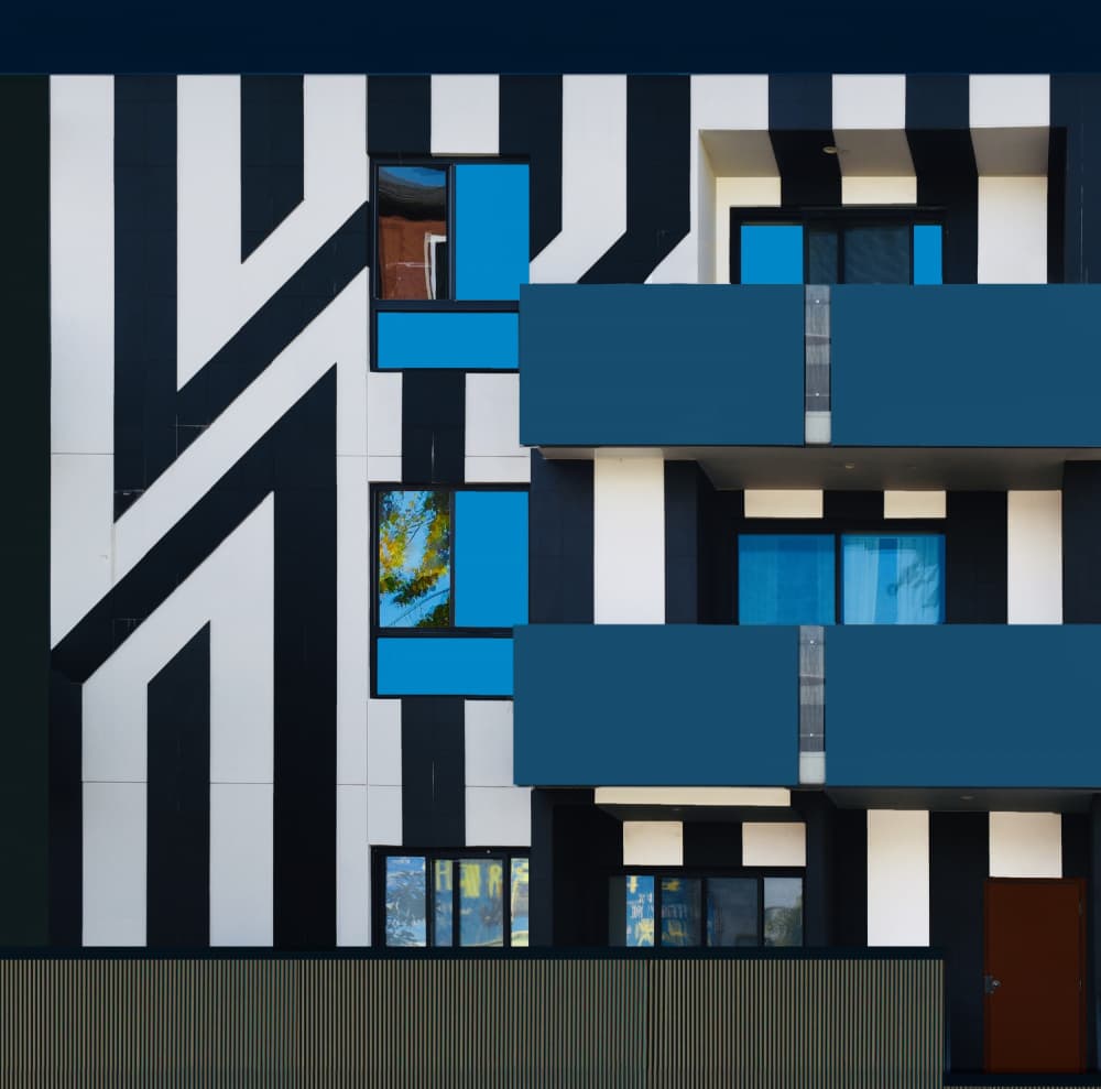Bold Geometric Architecture by Arnon Orbach — canvas wall art
