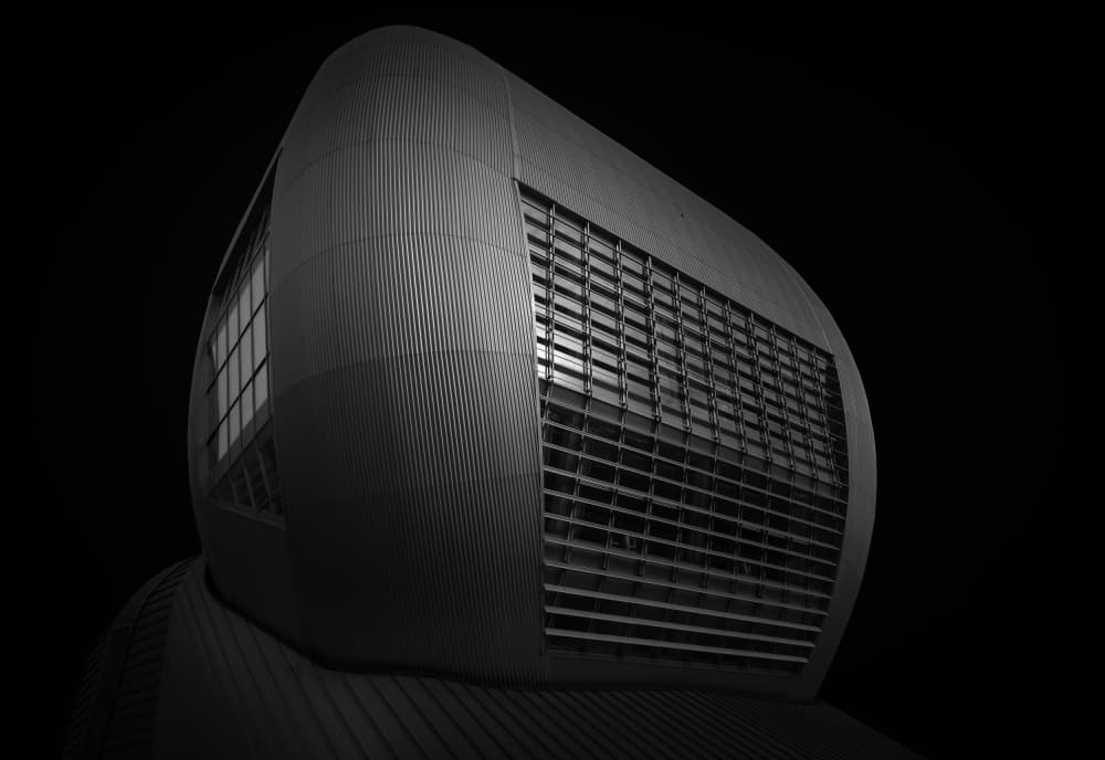 Sleek Curved Architecture by wiebe wilbers — canvas wall art