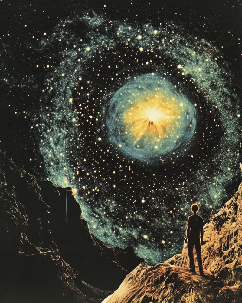 Solitary Cosmic View by Samantha Hearn — canvas wall art