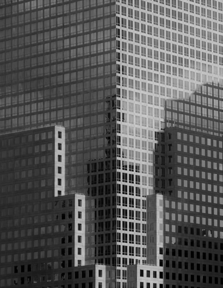Modern Skyscraper Geometry by Gareth Thomas — canvas wall art