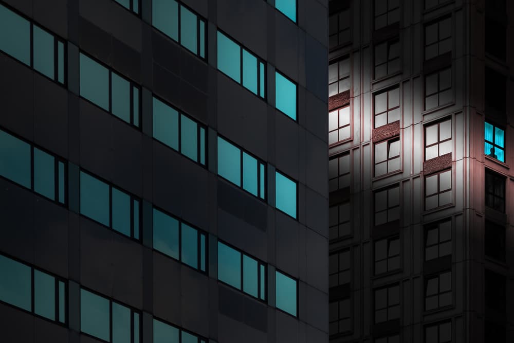 Urban Night Glow by Marc Huybrighs — canvas wall art