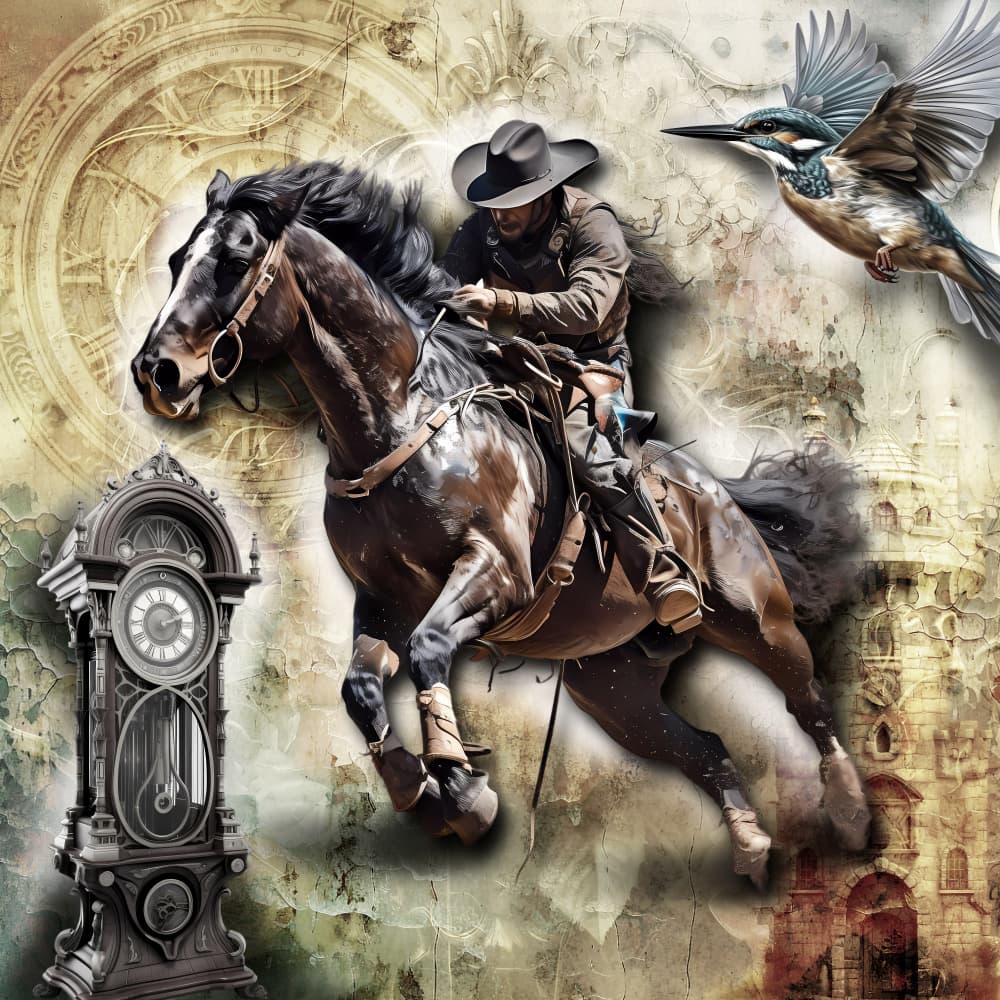 Horse art 5 by Rafal Kulik — canvas wall art