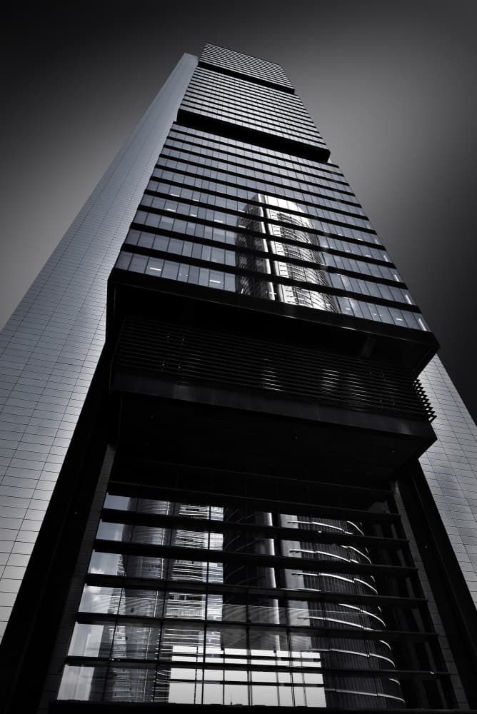 Modern Skyscraper Reflections by Jorge Pimenta — canvas wall art
