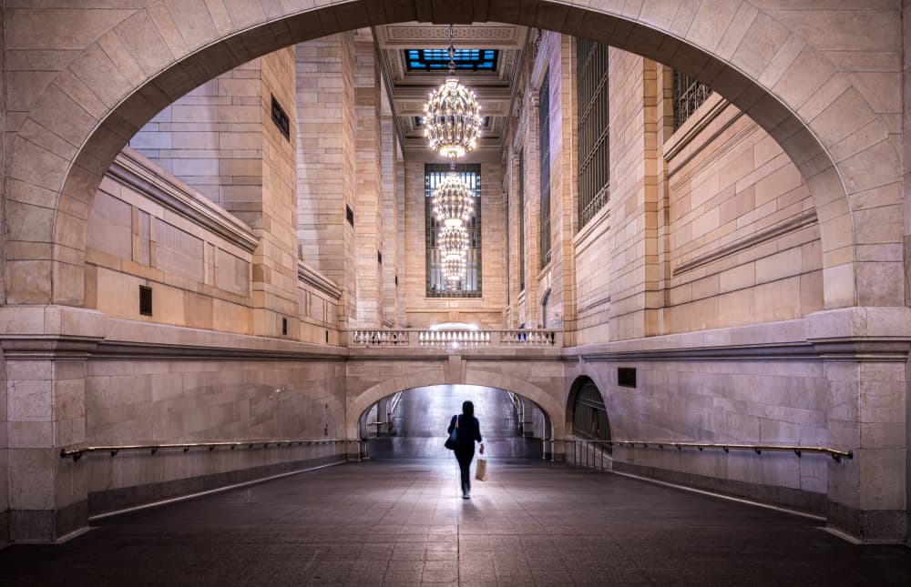 Grand Central Light Walk by Jean Vandijck — canvas wall art