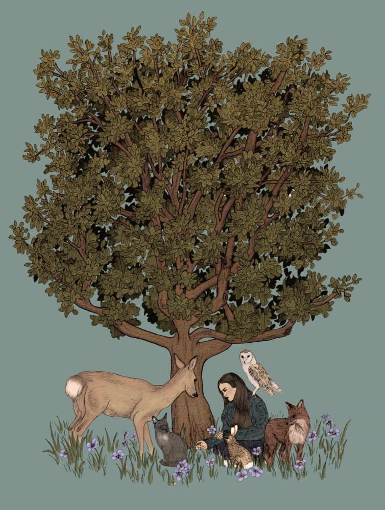 Peaceful Forest Gathering