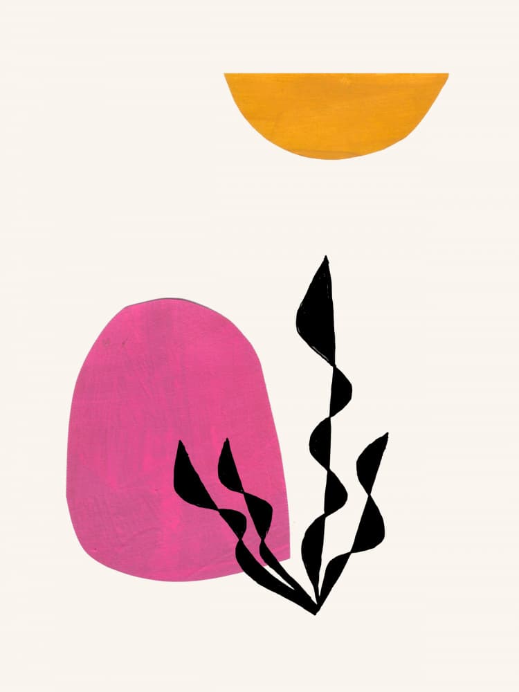Outerspace Plant by Ejaaz Haniff — canvas wall art