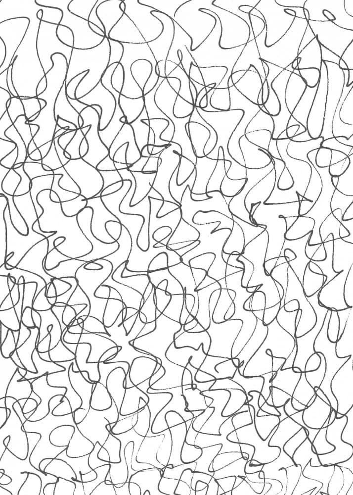 Chaotic Line 2 by Isabelle Brent — canvas wall art