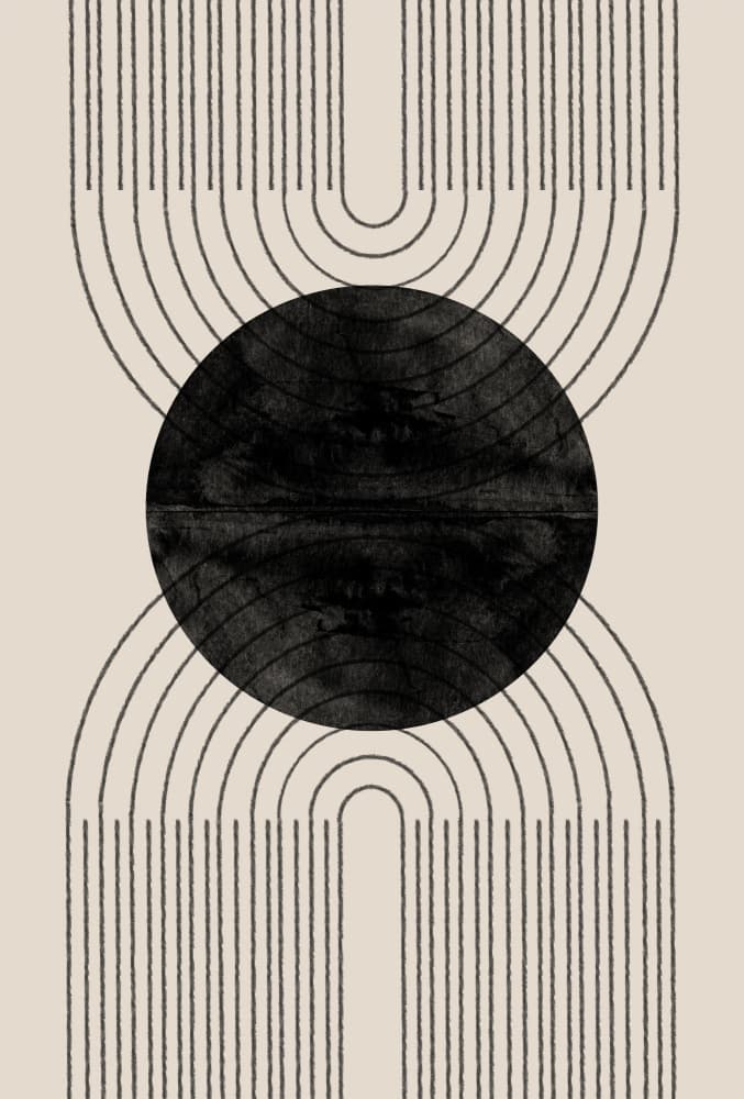Orbital Echoes by THE MIUUS STUDIO — canvas wall art