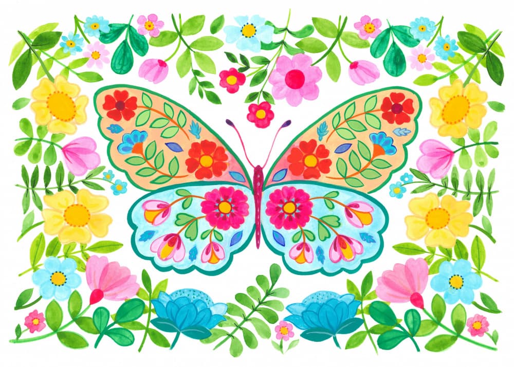 Vibrant Flutter by Isabelle Brent — canvas wall art