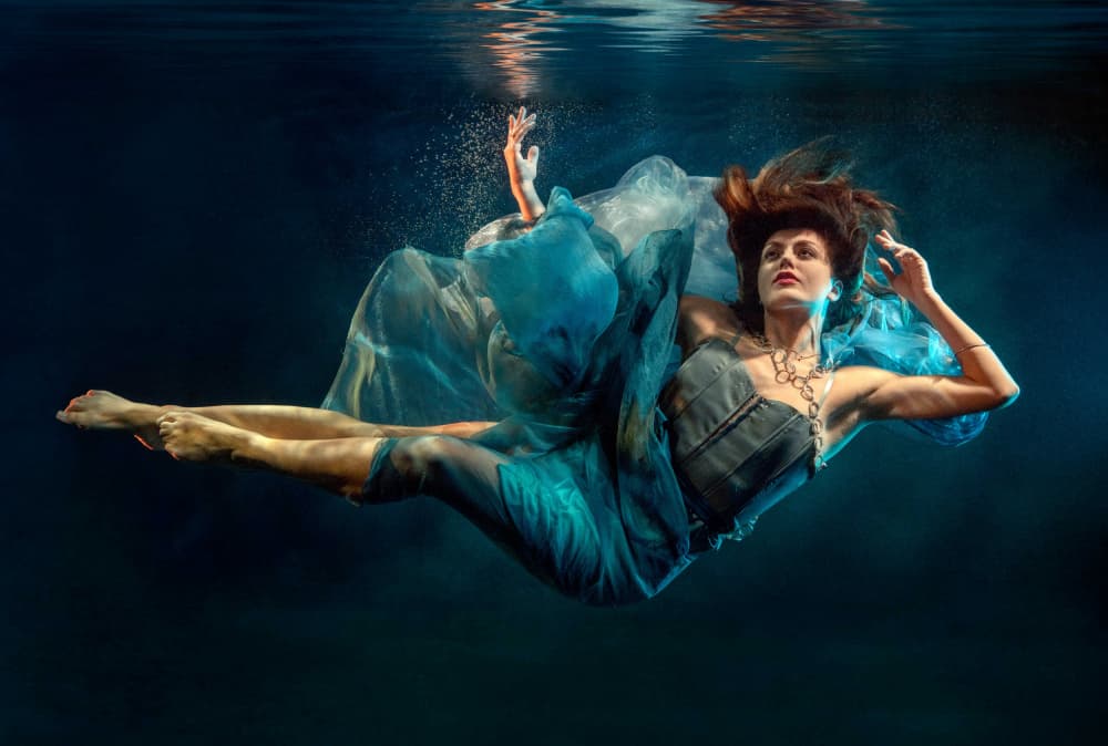 Ethereal Water Woman by Derwood — canvas wall art