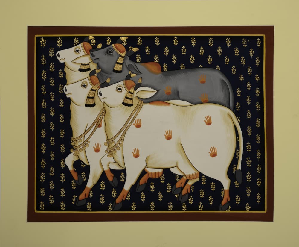 Ornate Sacred Cows by IMAGINEERS STUDIO — canvas wall art