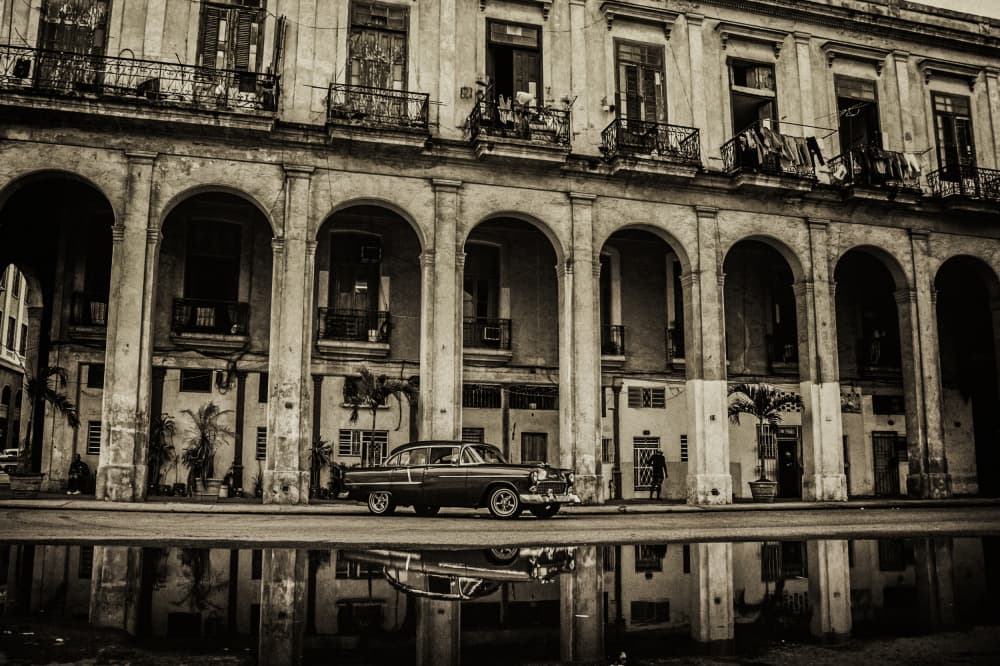Havana Classic Reflection by Koji Morishige — canvas wall art