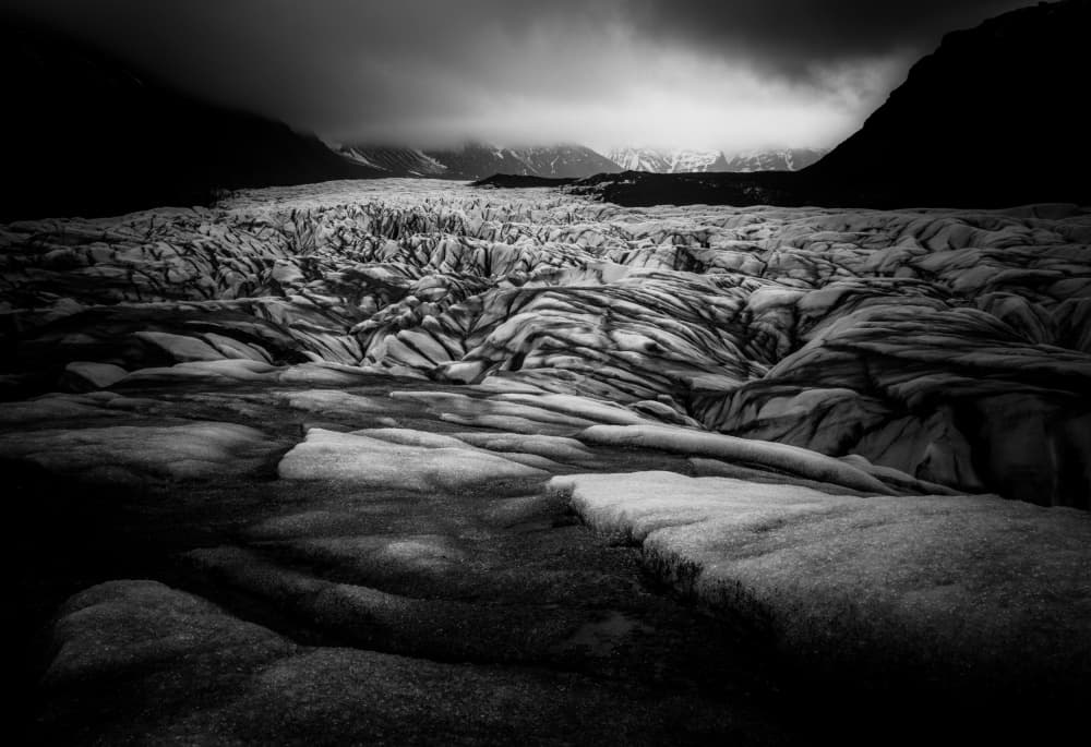 Stark Glacier Landscape by Allan Li wp — canvas wall art