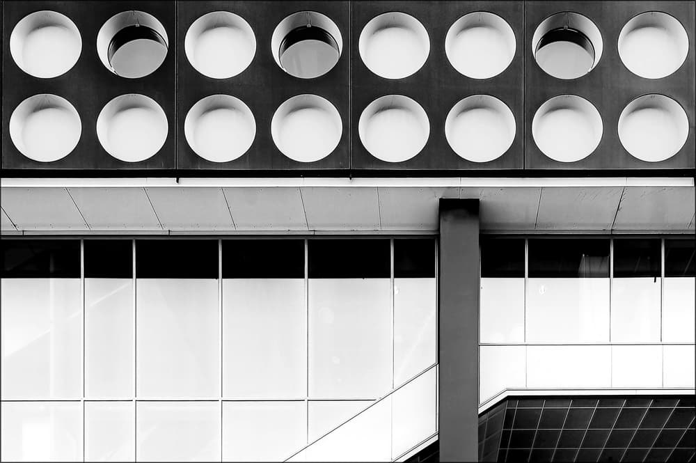 Abstract Urban Geometry by Henk van Maastricht — canvas wall art