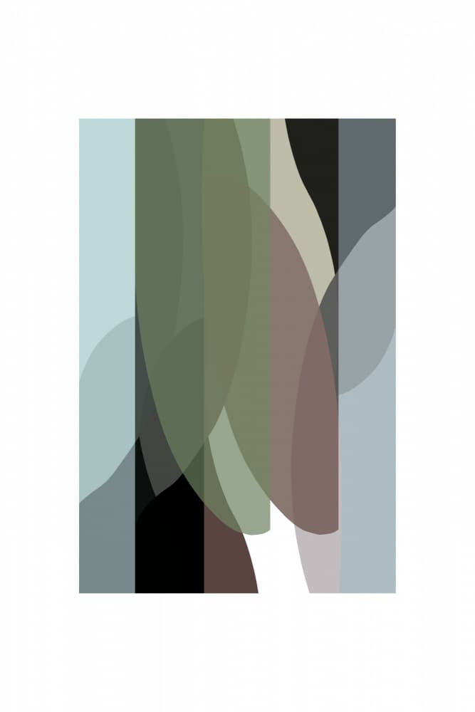 Muted Organic Layers by cartissi — canvas wall art