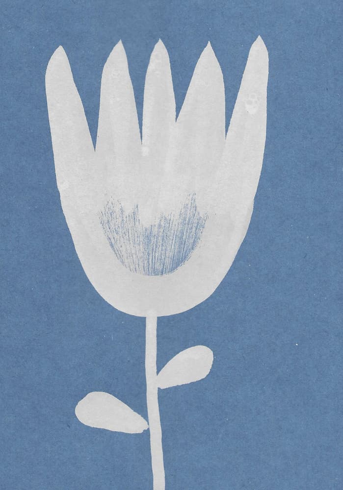 Serene White Flower by Santhosh ch — canvas wall art