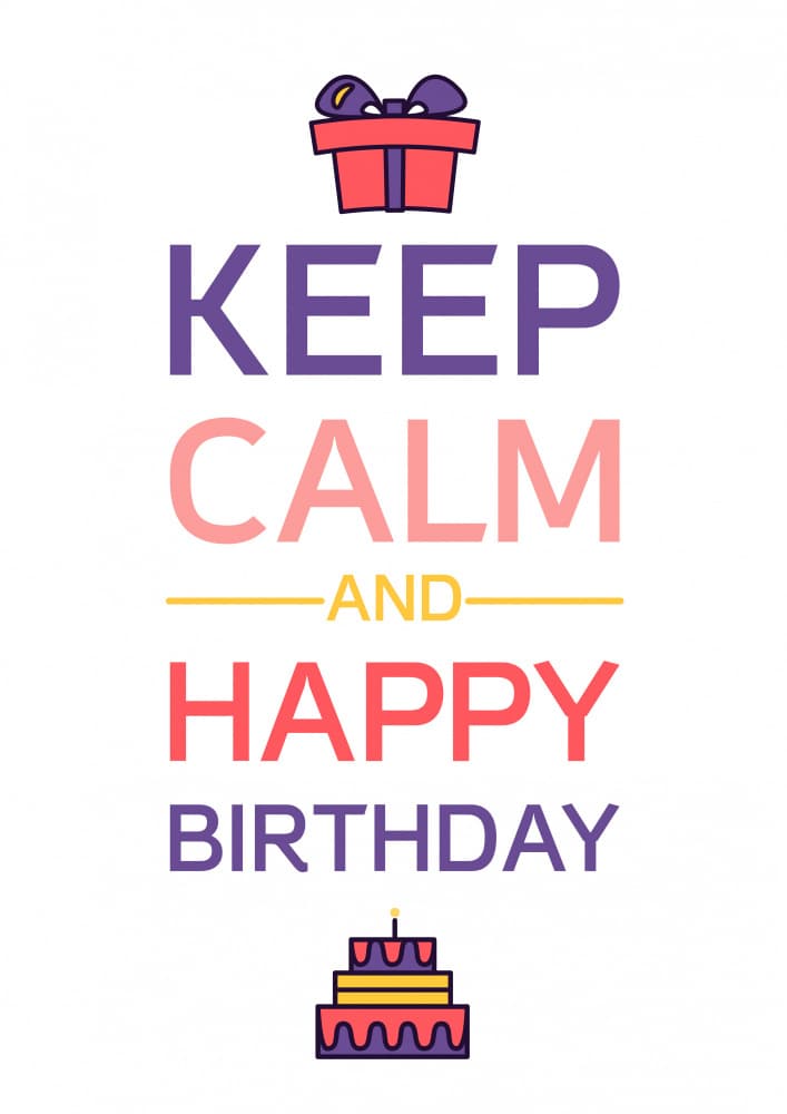 Happy Birthday Message by Marika Barsrsind — canvas wall art
