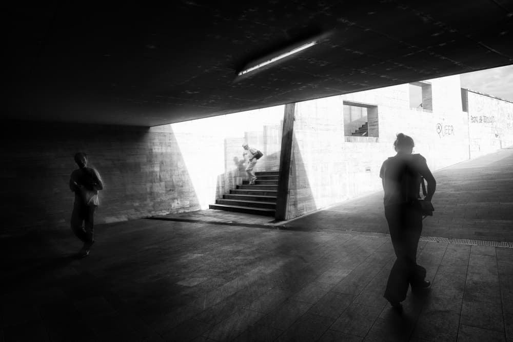 Urban Passage Light by Jurij Bizjak — canvas wall art