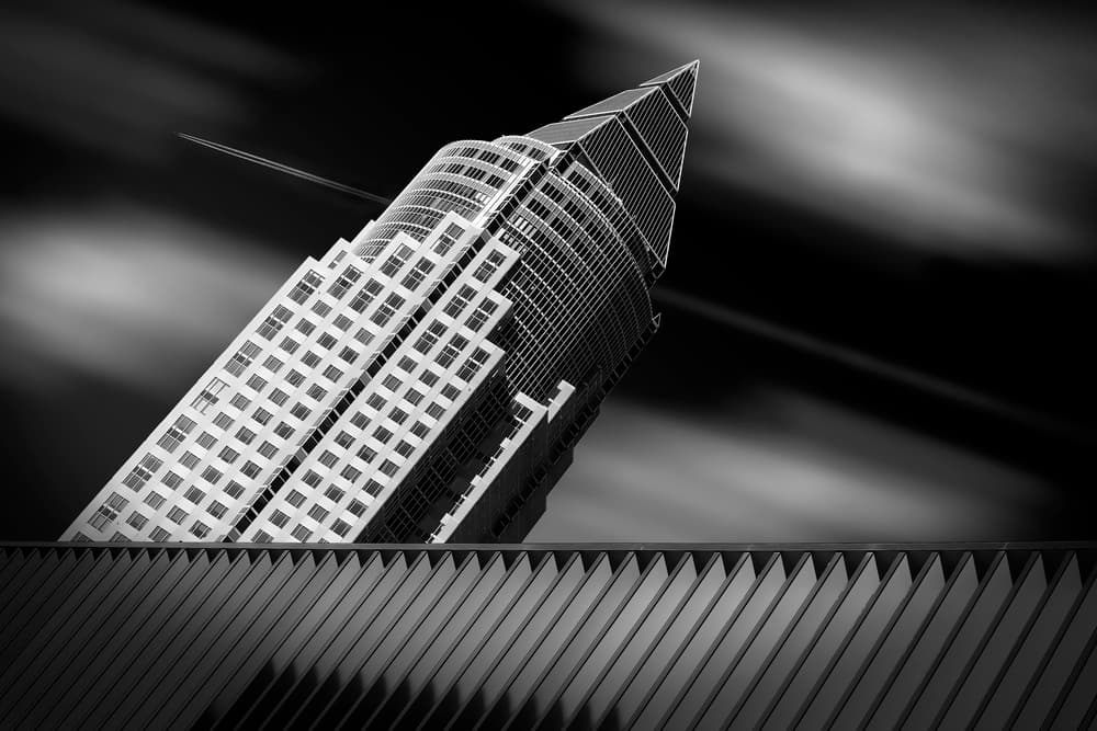 Dramatic Urban Geometry by Rolf Mauer — canvas wall art
