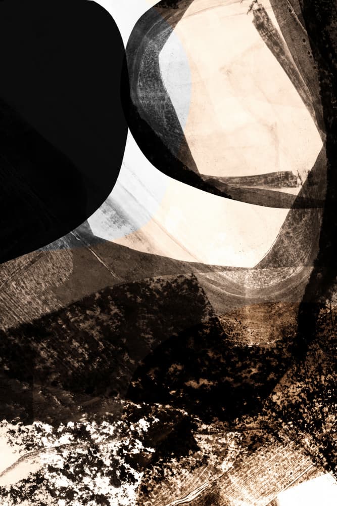 Textured Sepia Contrast by cartissi — canvas wall art