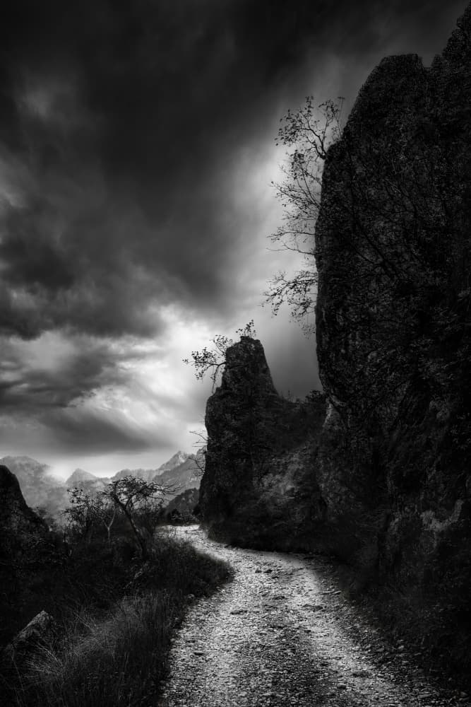 Winding Mountain Path by George Digalakis — canvas wall art