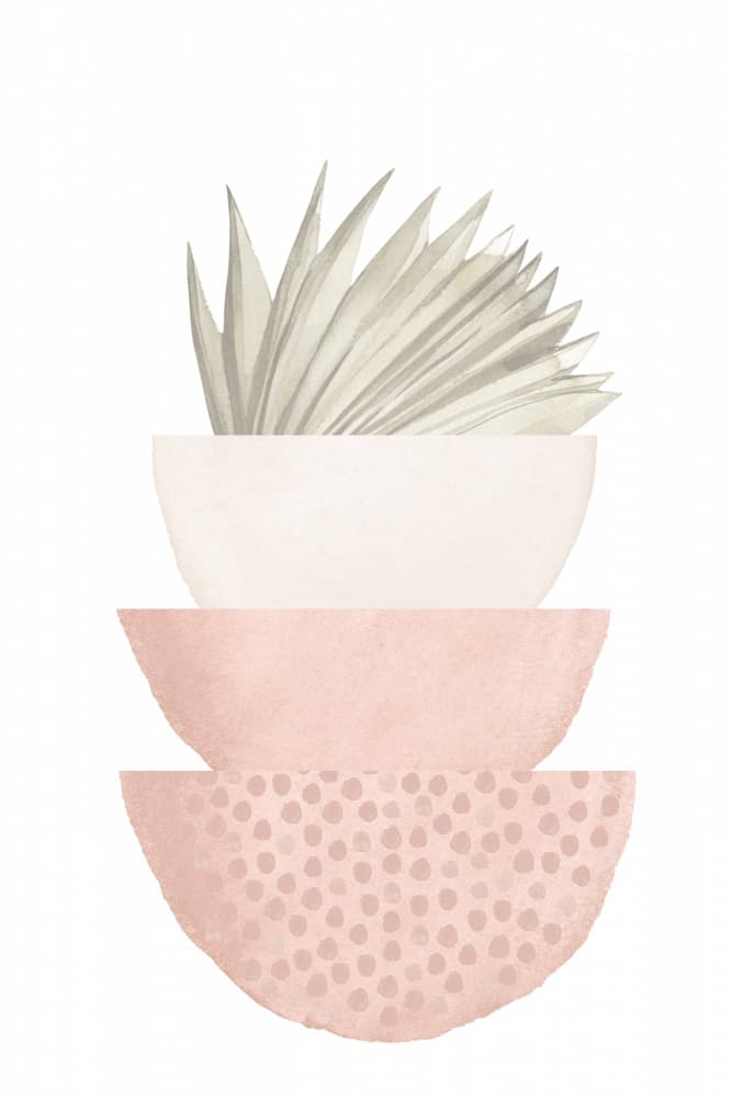Abstract Stacked Botanicals by Sally Ann Moss — canvas wall art