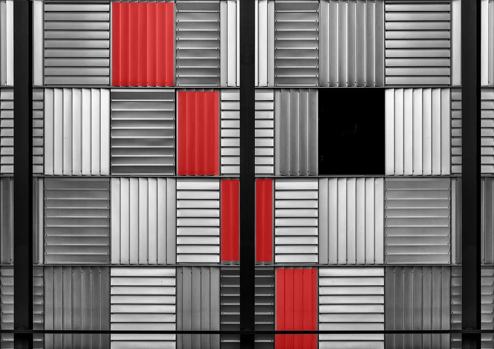 Modern Geometric Panels by Henk van Maastricht — canvas wall art
