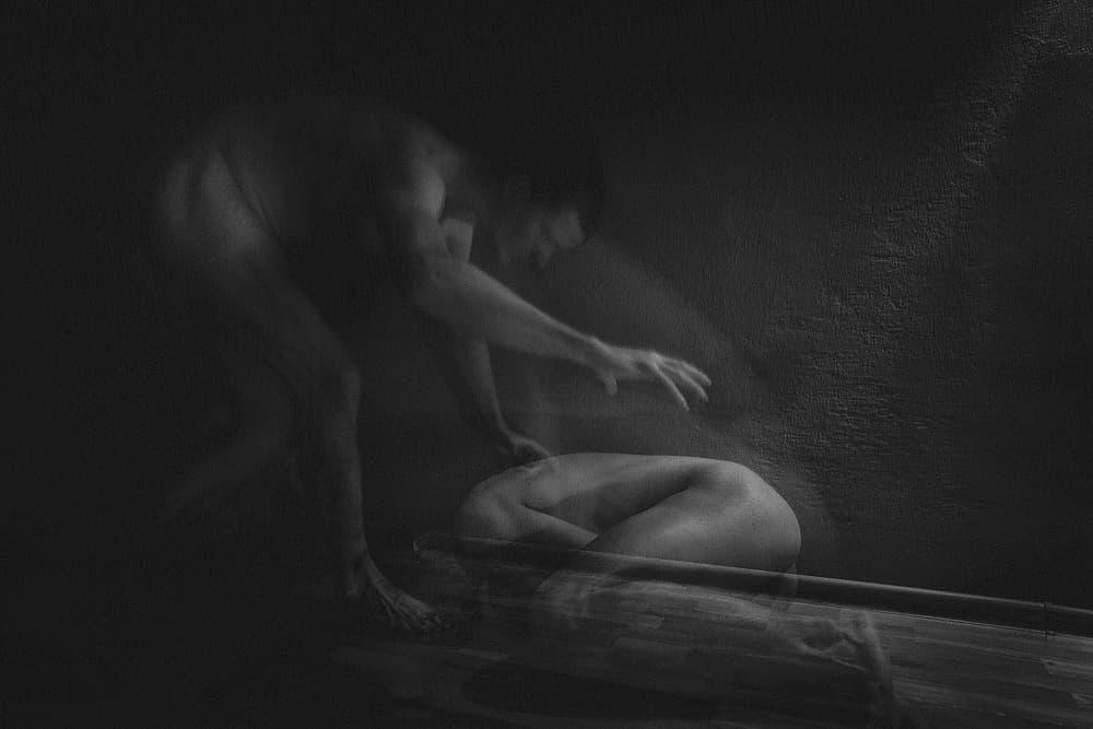 Intimate Nude Forms by Pali Gerec — canvas wall art