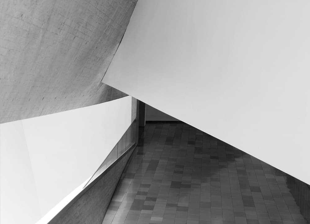 Light and Shadow Geometry by Aliza Riza — canvas wall art
