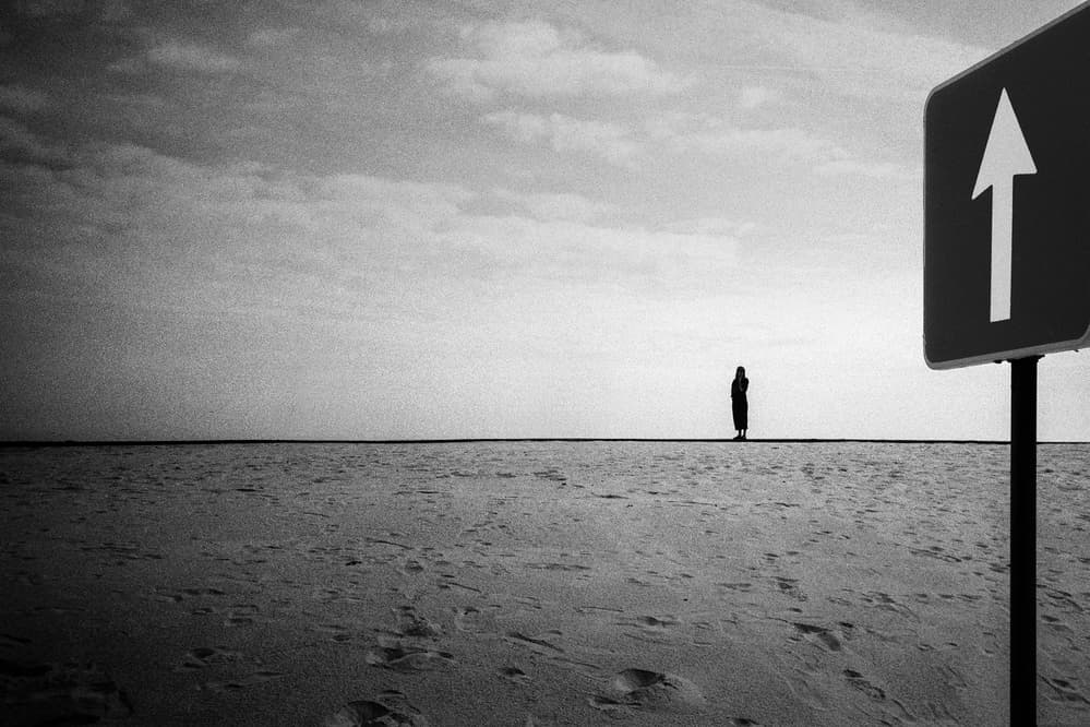 Solitary Figure Direction by Paulo Abrantes — canvas wall art