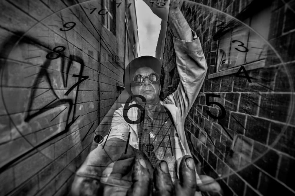 Mysterious Alley Time by Steve Hermann — canvas wall art