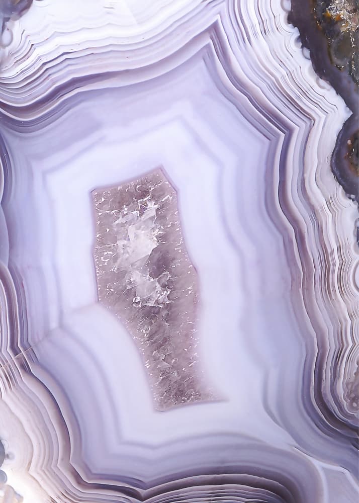 Purple Agate by Kathrin Pienaar — canvas wall art